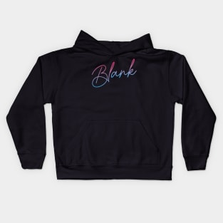 blank the series logo Kids Hoodie